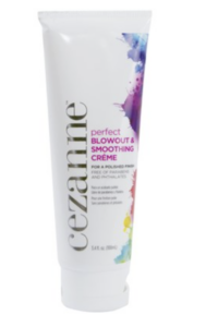 A tube of cezanne perfect blowout and smoothing creme.